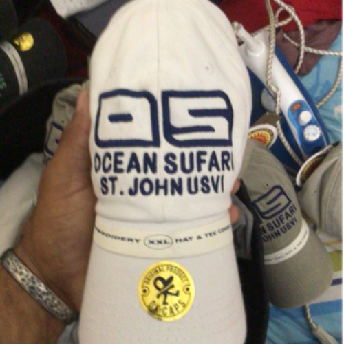 OCEAN SAFARI HAT CAP COMBO ( WHITE)