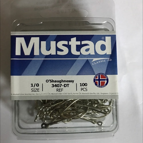 MUSTAD O SHAUGHNESSY 1/0 3407-DT
