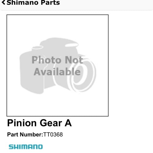 PINION GEAR A TT0368