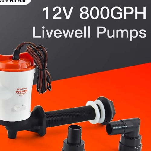 800GPH 44LIVE BAIT WELL PUMP
