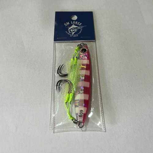 STRIP GLOW 3D FISH JIG 60G