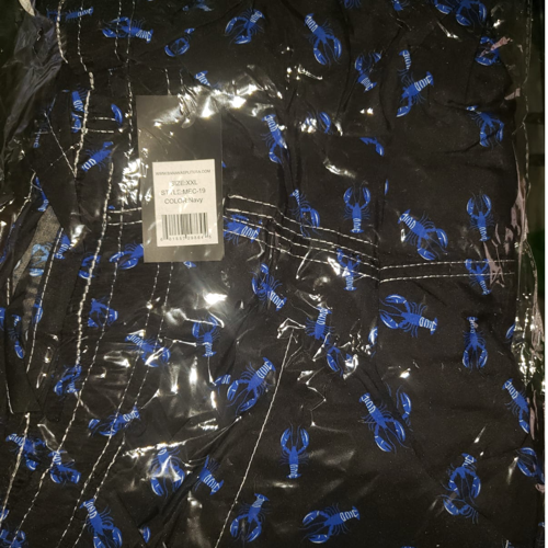 MEC-19 SWIM SHORTS NAVY  BLUE  LOBSTER