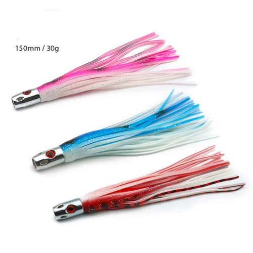 JET HEAD MYLAR  LURE RIGGED