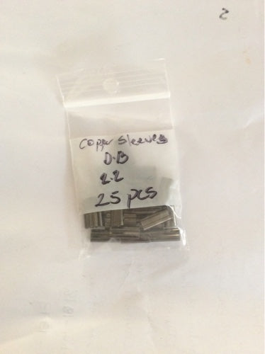 COPPER SLEEVE (DB) 2.3 25PCS