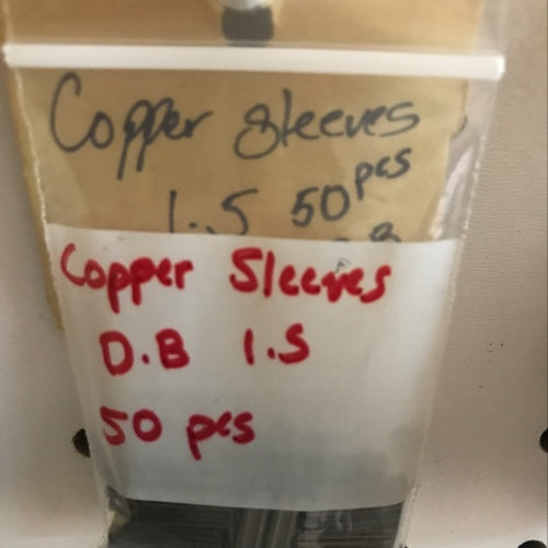 COPPER SLEEVE (DB) 1.5 50PCS