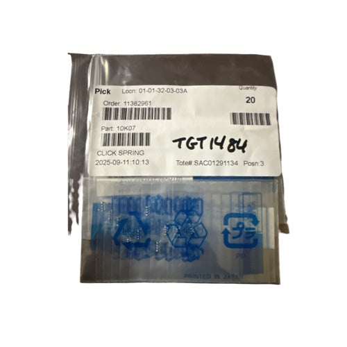 TGT1484 CLICK SPRING 10K07